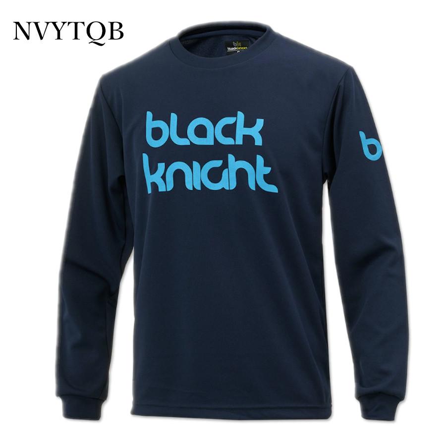 ブラックナイト ユニ ドライロングＴシャツ【ネイビー／ターコイズ】T-5205Uの画像