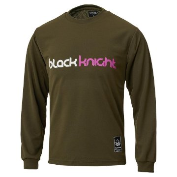 ブラックナイト ユニ ドライロングＴシャツ【ダークグリーン】T-4203Uの画像