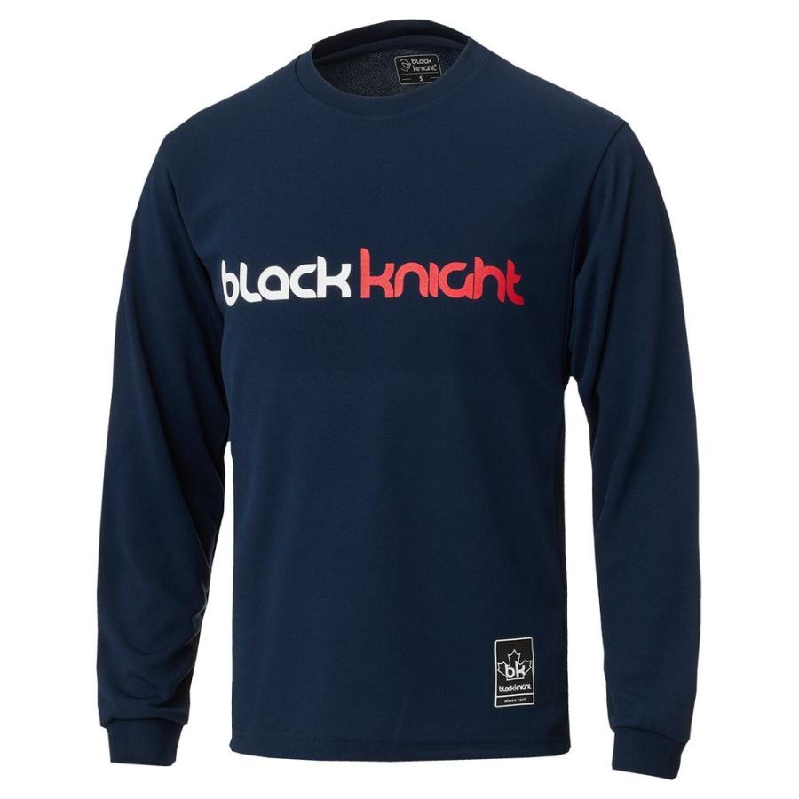 ブラックナイト ユニ ドライロングＴシャツ【ネイビー】T-4203Uの画像