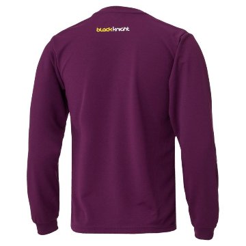 ブラックナイト ユニ ドライロングＴシャツ【パープル】T-4203Uの画像