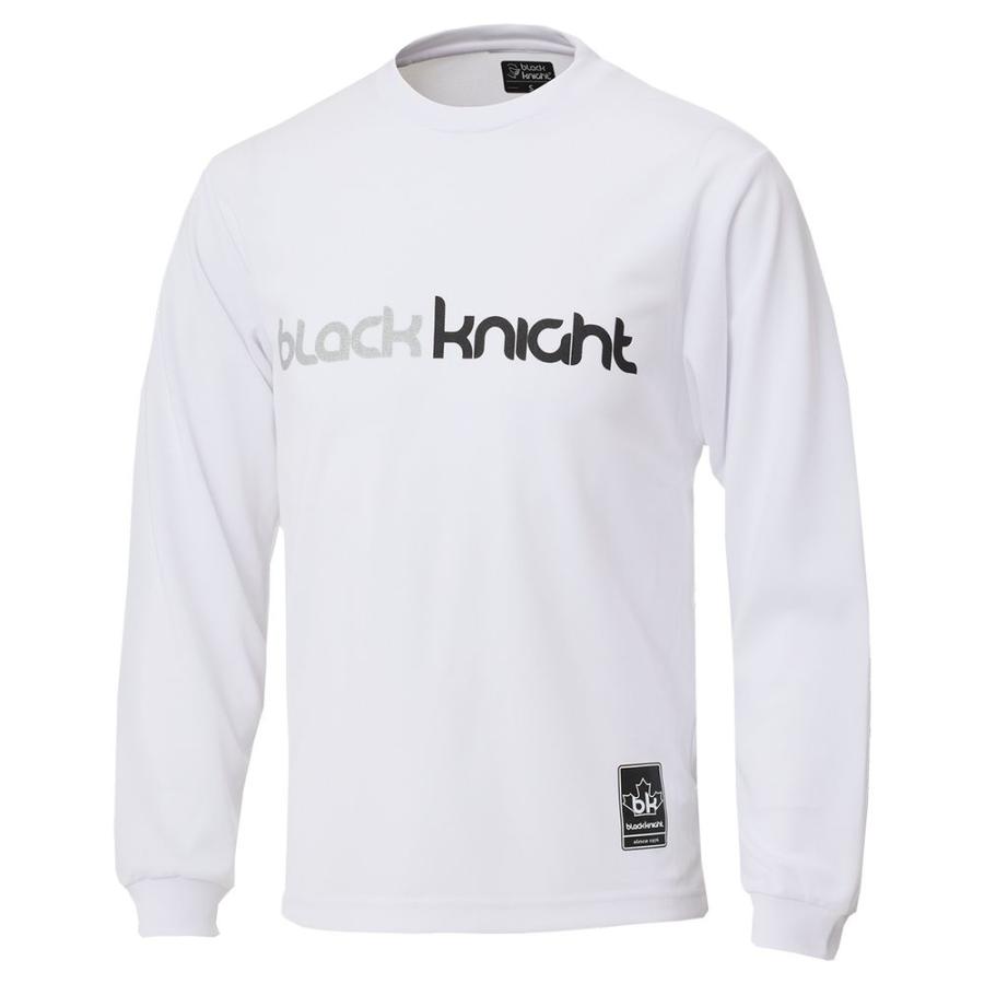 ブラックナイト ユニ ドライロングＴシャツ【ホワイト】T-4203Uの画像
