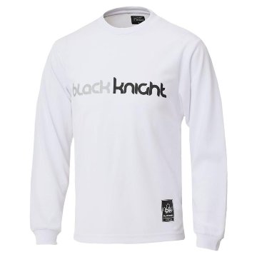 ブラックナイト ユニ ドライロングＴシャツ【ホワイト】T-4203Uの画像