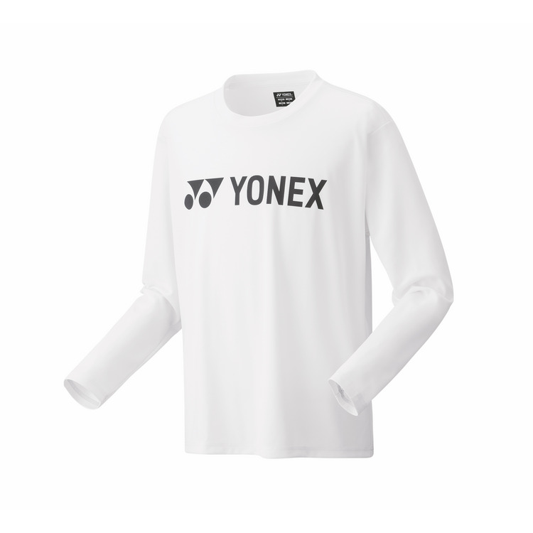ヨネックス ユニ ドライロングスリーブＴシャツ【011.ホワイト】16802の画像