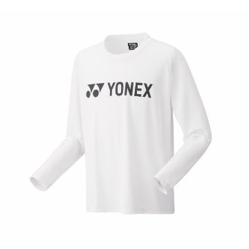 ヨネックス ユニ ドライロングスリーブＴシャツ【011.ホワイト】16802の画像
