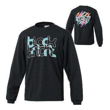ブラックナイト ユニ ドライロングＴシャツ【ブラック】T-6201Uの画像