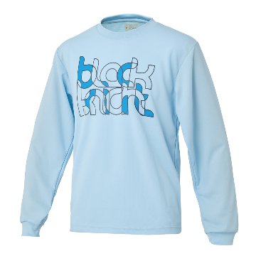 ブラックナイト ユニ ドライロングＴシャツ【ライトブルー】T-6201Uの画像