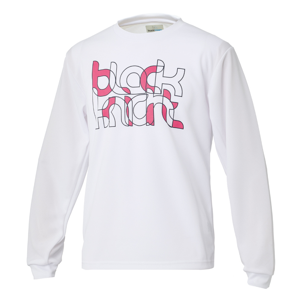 ブラックナイト ユニ ドライロングＴシャツ【ホワイト】T-6201Uの画像