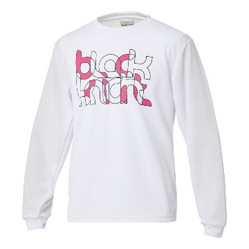 ブラックナイト ユニ ドライロングＴシャツ【ホワイト】T-6201Uの画像