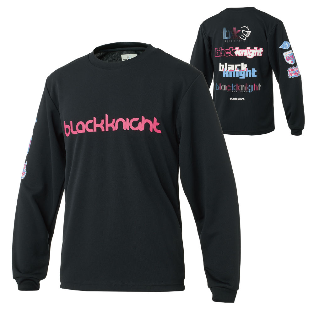 ブラックナイト ユニ ドライロングＴシャツ【ブラック】T-6203Uの画像