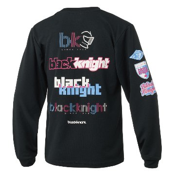 ブラックナイト ユニ ドライロングＴシャツ【ブラック】T-6203Uの画像