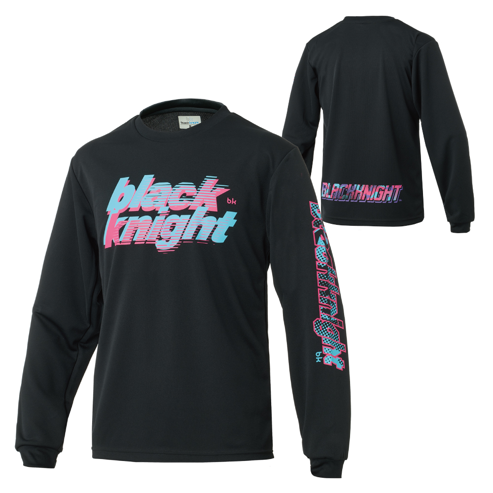 ブラックナイト ユニ ドライロングＴシャツ【ブラック】T-6204Uの画像