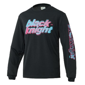 ブラックナイト ユニ ドライロングＴシャツ【ブラック】T-6204Uの画像