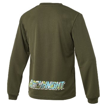 ブラックナイト ユニ ドライロングＴシャツ【ダークグリーン】T-6204Uの画像