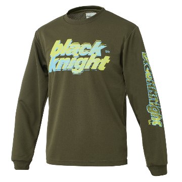 ブラックナイト ユニ ドライロングＴシャツ【ダークグリーン】T-6204Uの画像