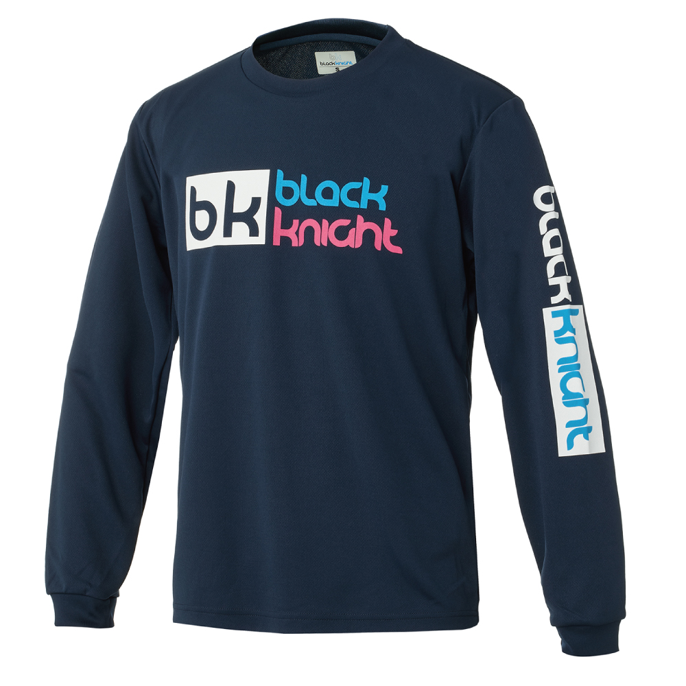 ブラックナイト ユニ ドライロングＴシャツ【ネイビー】T-6205Uの画像