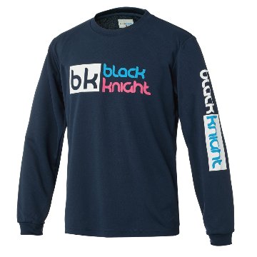 ブラックナイト ユニ ドライロングＴシャツ【ネイビー】T-6205Uの画像