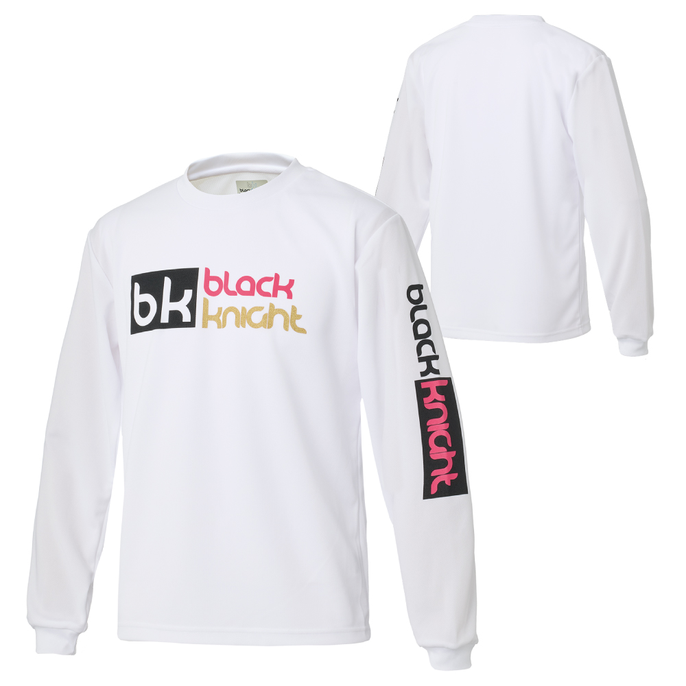 ブラックナイト ユニ ドライロングＴシャツ【ホワイト】T-6205Uの画像