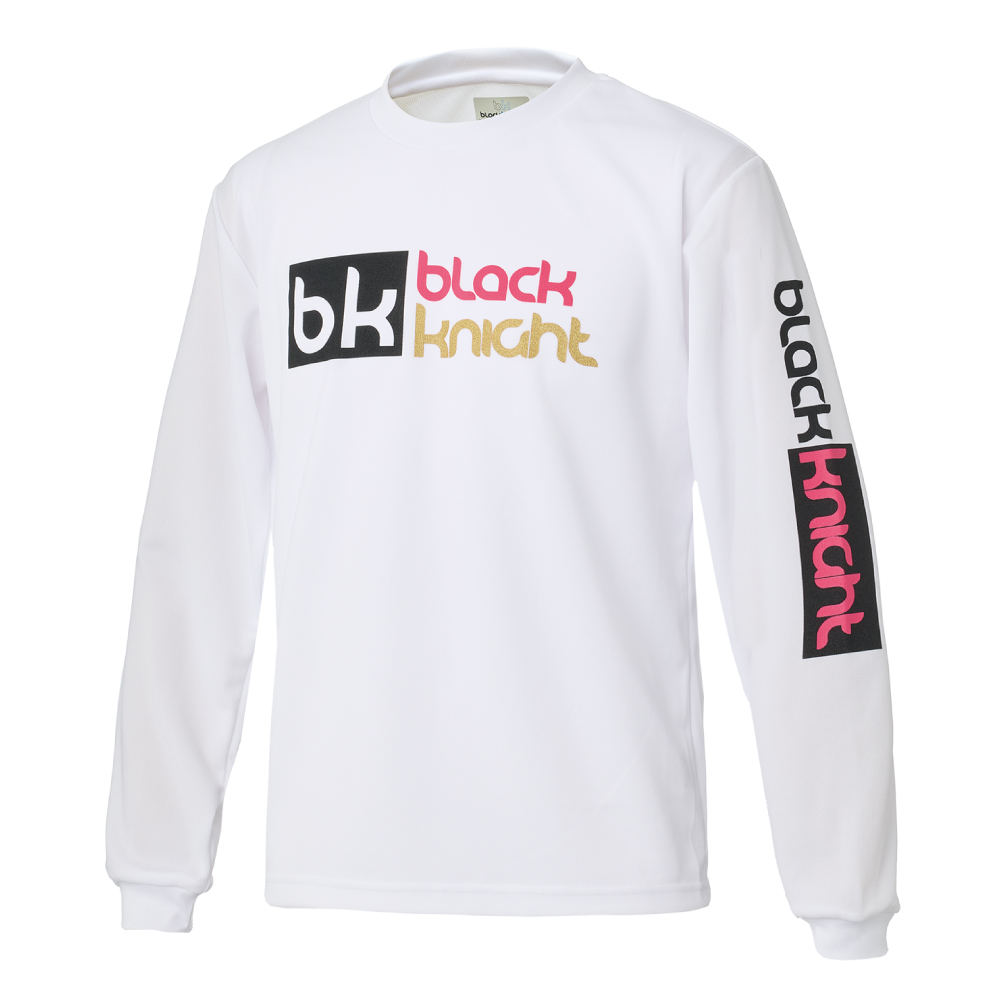 ブラックナイト ユニ ドライロングＴシャツ【ホワイト】T-6205Uの画像