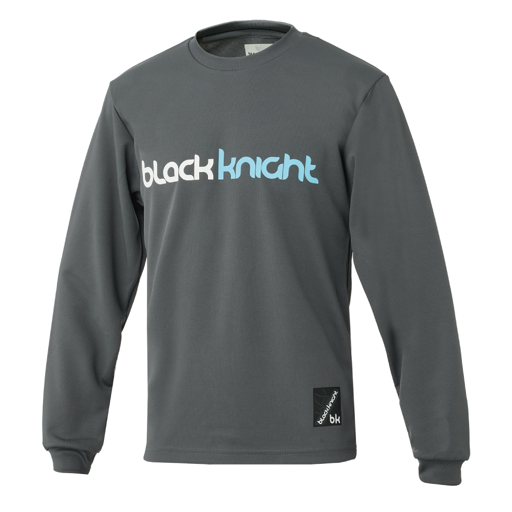 ブラックナイト ユニ ドライロングＴシャツ【ダークグレー】T-6208Uの画像