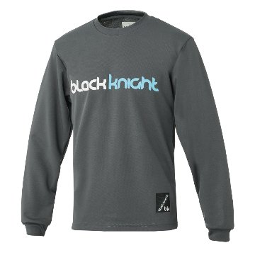 ブラックナイト ユニ ドライロングＴシャツ【ダークグレー】T-6208Uの画像