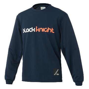 ブラックナイト ユニ ドライロングＴシャツ【ネイビー】T-6208Uの画像