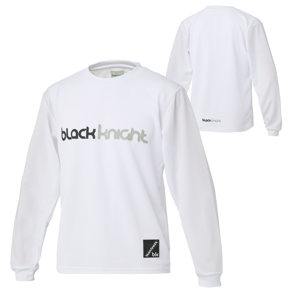 ブラックナイト ユニ ドライロングＴシャツ【ホワイト】T-6208Uの画像