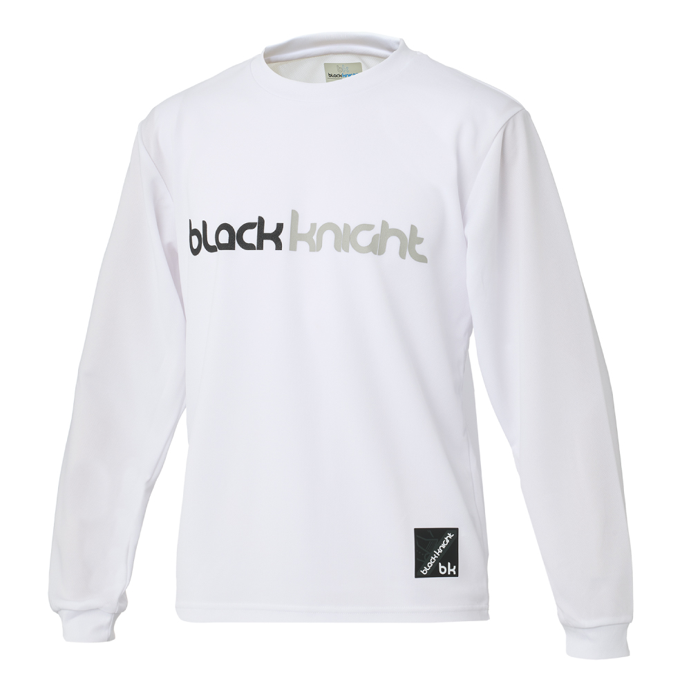 ブラックナイト ユニ ドライロングＴシャツ【ホワイト】T-6208Uの画像