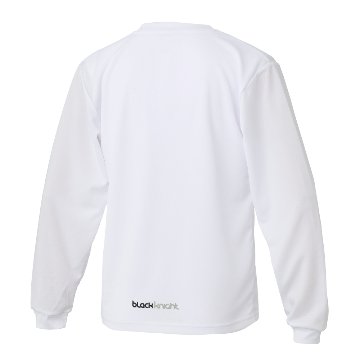 ブラックナイト ユニ ドライロングＴシャツ【ホワイト】T-6208Uの画像