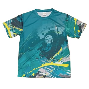 ゴーセン ユニ 限定Ｔシャツ【60.エメラルドブルー】JT2602の画像