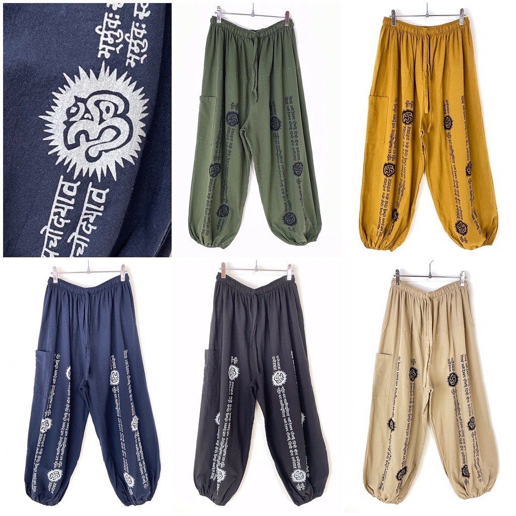 タイ文字コットンパンツ BT002の画像