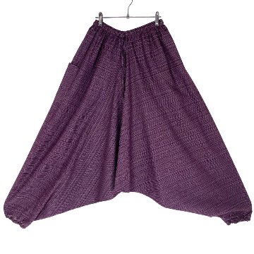無地コットンサルエルパンツ 男女兼用　BB004の画像