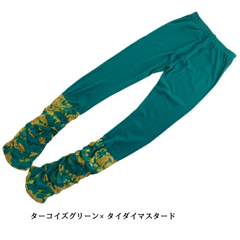 くしゅくしゅレギンス　半くしゅくしゅタイプの画像
