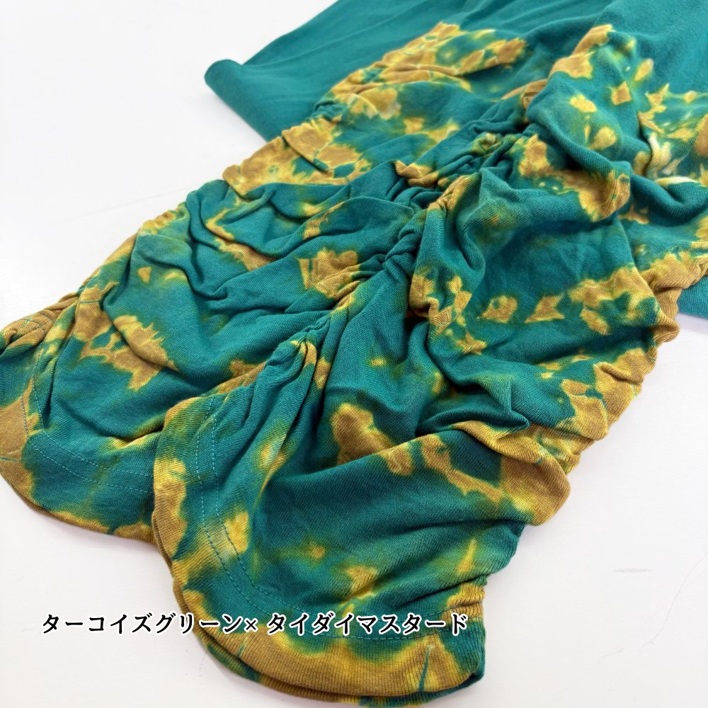くしゅくしゅレギンス　半くしゅくしゅタイプの画像