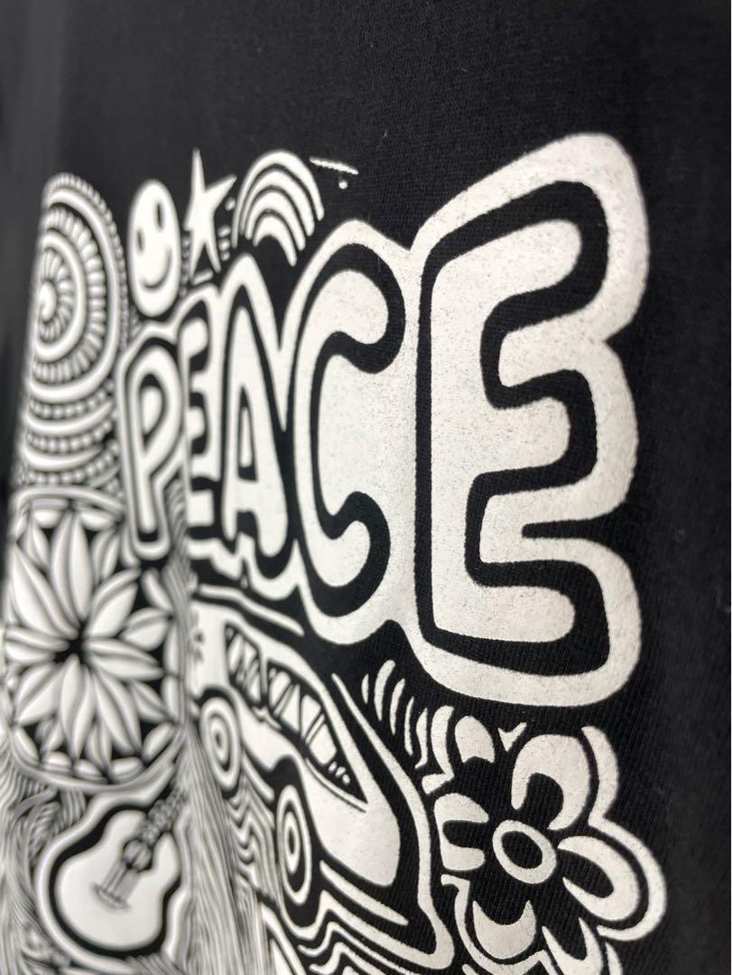 LOVE&PEACETシャツ　 厚手コットン　２サイズ画像