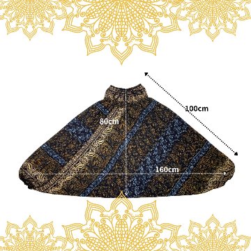 レーヨン　ワイドパンツ　ガウチョパンツ　90cm丈の画像
