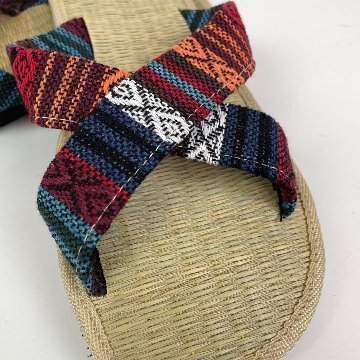 い草サンダル　和風　和装　ルームサンダル　スリッパ　　軽量　スリッポンタイプ　の画像