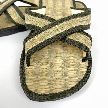 い草サンダル　和風　和装　ルームサンダル　スリッパ　　軽量　スリッポンタイプ　の画像