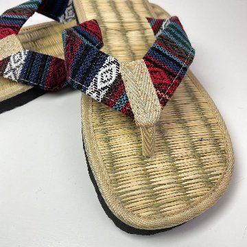 い草サンダル　和風　和装　ルームサンダル　スリッパ　軽量　鼻緒タイプ　の画像