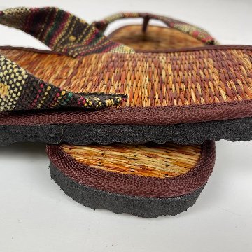 い草サンダル　和風　和装　ルームサンダル　スリッパ　軽量　鼻緒タイプ　の画像