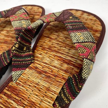い草サンダル　和風　和装　ルームサンダル　スリッパ　軽量　鼻緒タイプ　の画像