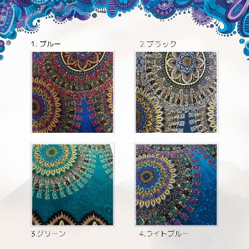 アラジンパンツ　タイパンツ　レーヨン　部屋着　ヨガ　タイマッサージ　男女兼用　ウエスト２タイプ【Q柄】の画像