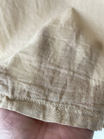 クルタ　シアーコットン　長袖　無地　の画像