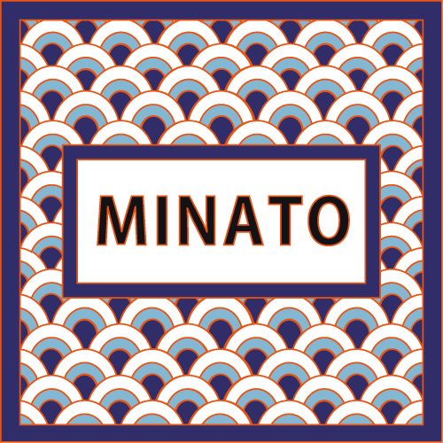 表札B「青海波A」200×200mmの画像