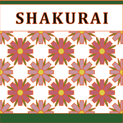 表札C「コスモスB」150×150mmの画像