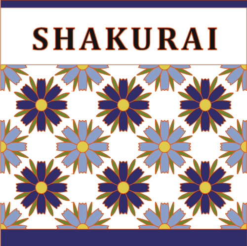 表札C「コスモスB」200×200mmの画像