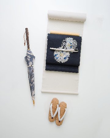 和小物さくら「パナマ草履 真綿入×シャトーブリアン（デュプイ社）の本革鼻緒・前坪 エンジ」 千成堂別注 Lサイズ＜即日発送可＞の画像