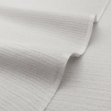 千成堂着物店 一点もの帯揚げ「白鼠 × 絽（銀通し）」 夏帯揚げ ＜即日発送可＞ の画像