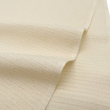 千成堂着物店 一点もの帯揚げ「鳥の子色 × 絽（銀通し）」 夏帯揚げ ＜即日発送可＞ の画像
