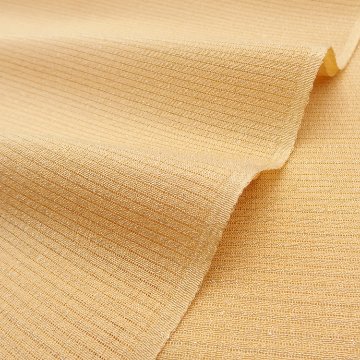 千成堂着物店 一点もの帯揚げ「杏子色 × 絽（銀通し）」 夏帯揚げ ＜即日発送可＞ の画像