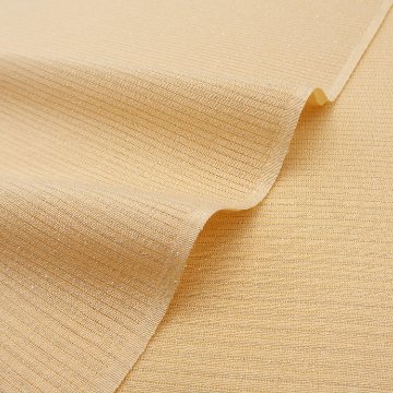 千成堂着物店 一点もの帯揚げ「薄橙 × 絽（銀通し）」 夏帯揚げ ＜即日発送可＞ の画像
